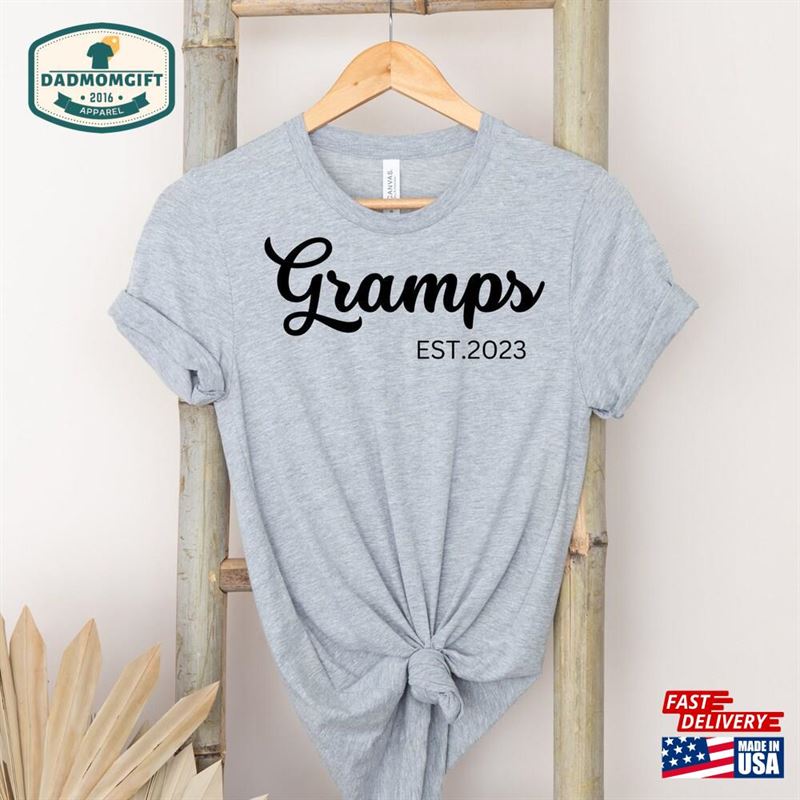 Gramps Est 2023 Grandpa Shirt Sweatshirt Unisex