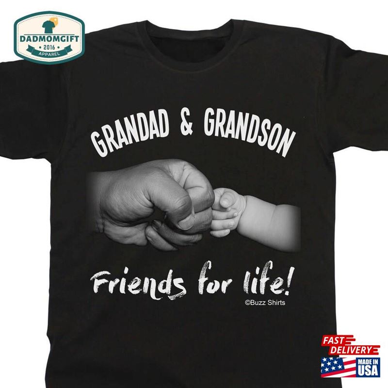 Grandad Grandson Friends For Life T-Shirt Sweatshirt