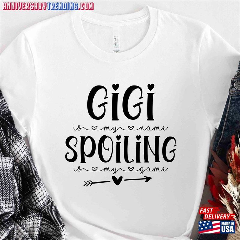 Grandma Shirt Gigi Is My Name Spoiling Game Gift Unisex Sweatshirt – Bipubunny Store