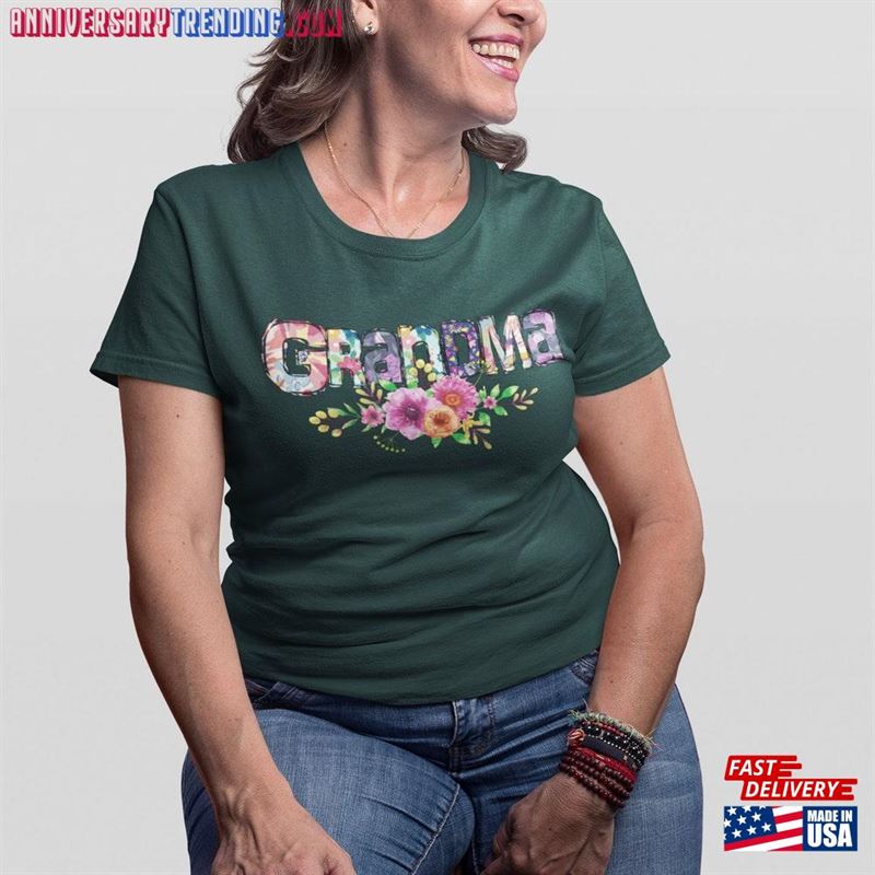 Grandma Top Nana Flower Shirt Unisex Classic – Bipubunny Store