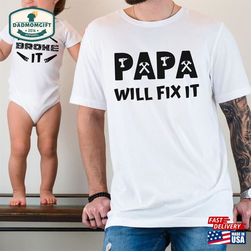 Grandpa And Grandkid Matching Shirt Fathers Day Papa Me Gift Sweatshirt T-Shirt