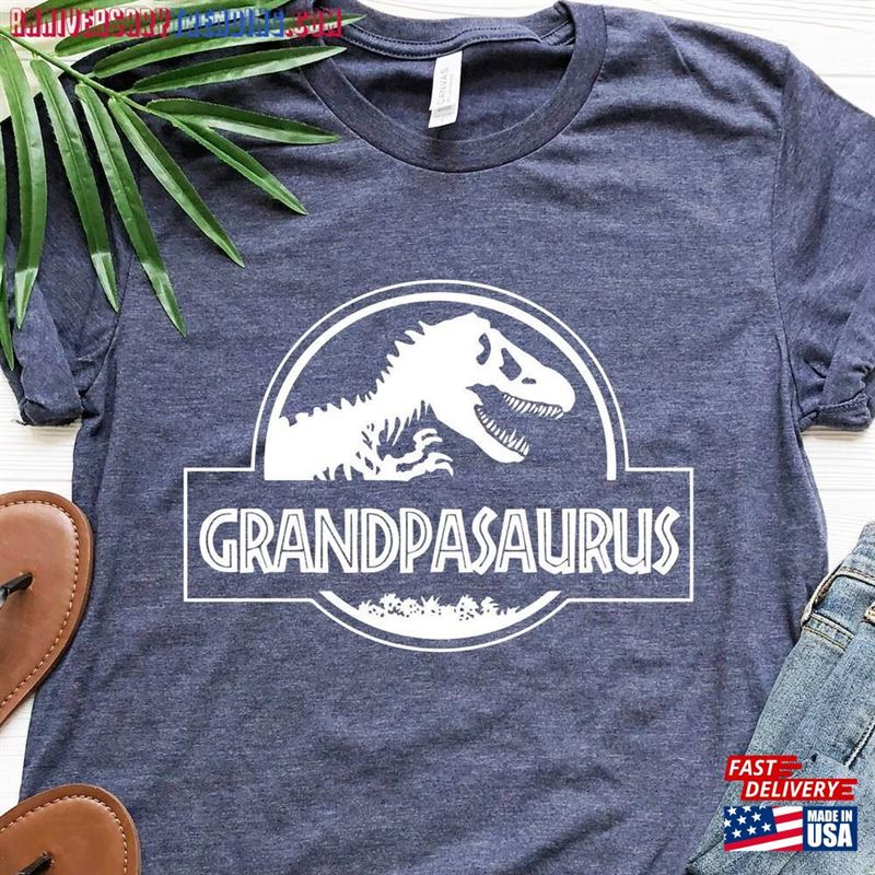 Grandpa Saurus Shirt Rex Christmas Gift For T-Shirt Hoodie – Bipubunny Store