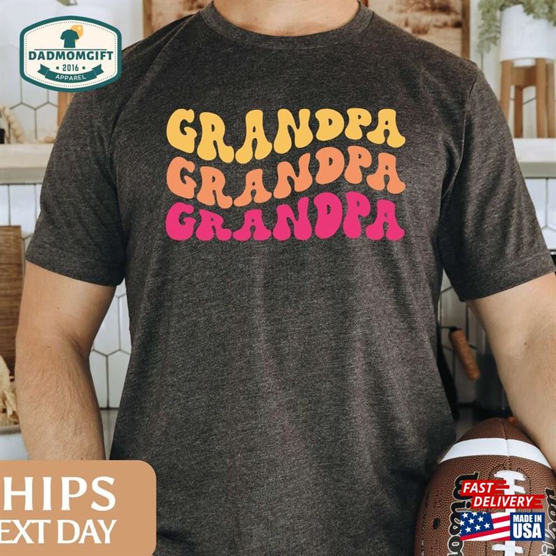 Grandpa Shirt Great T-Shirt Best By Par Gifts Announcement Promoted To Tee 99159 Sweatshirt Hoodie