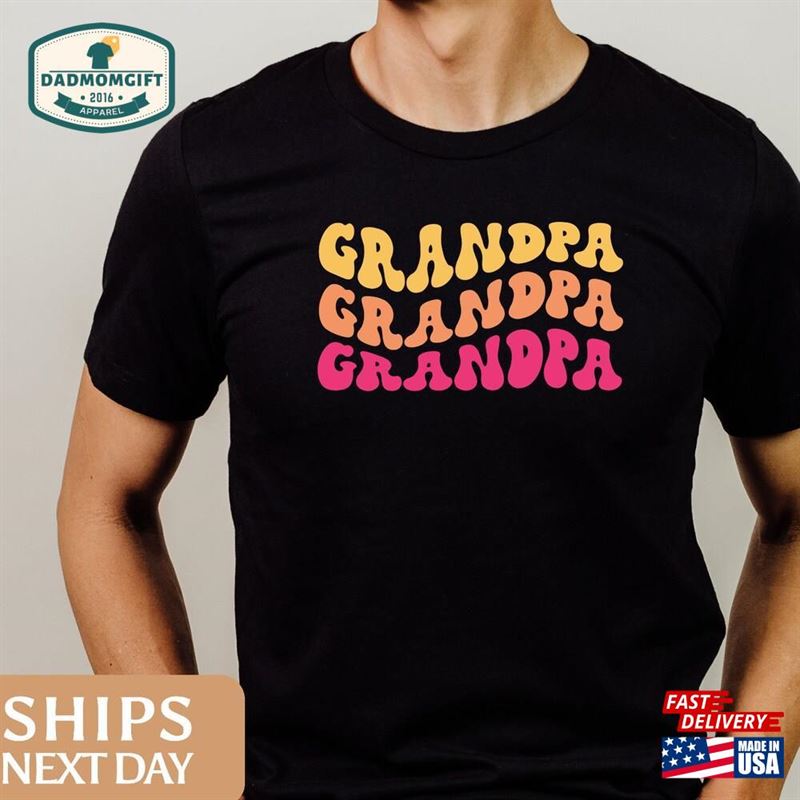 Grandpa Shirt Great T-Shirt Best By Par Gifts Announcement Promoted To Tee 99159 Sweatshirt Hoodie