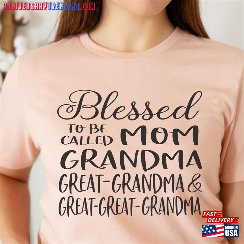 Great Grandma Shirt Pregnancy Announcement Gift For T-Shirt Hoodie – Bipubunny Store