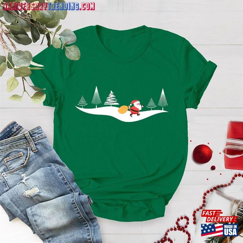 Green Shirt Christmas Funny Classic Hoodie – Bipubunny Store