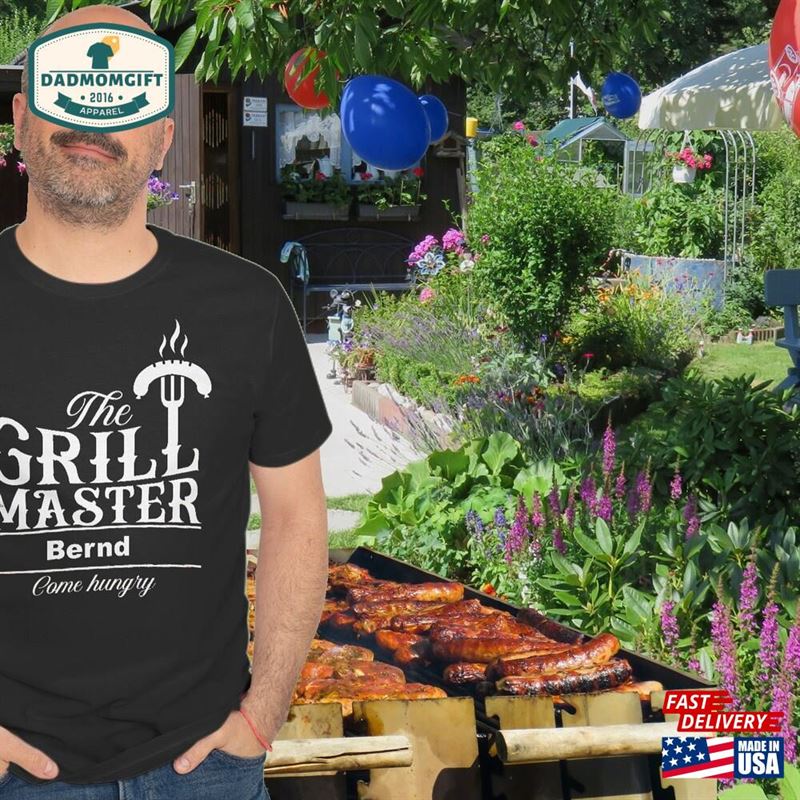 Grill Shirt Can Be Personalized Grillmaster Motif With Your Name Gift Idea For Men Who Like To At The Sweatshirt Hoodie