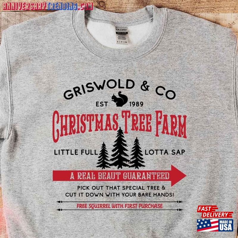 Griswold Co Sweatshirt Christmas Tree Farm Shirt Hoodie T-Shirt – Bipubunny Store