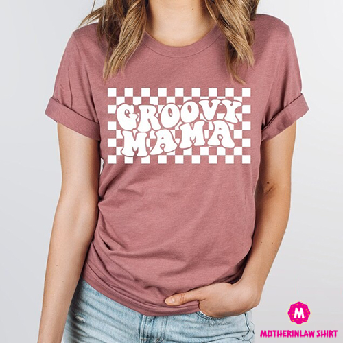 Groovy Mama Shirt, Groovy Birthday Party, Custom Family Groovy Tee, Best Mama Gift, Hippie Mom, Groovy Party