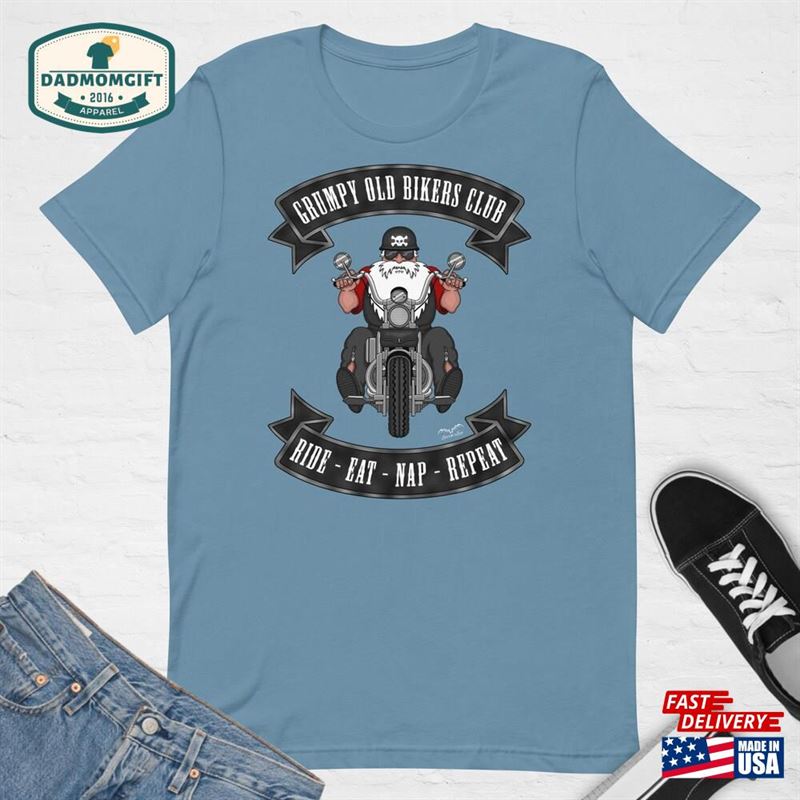 Grumpy Old Biker Shirt Motorbike T-Shirt Father Sweatshirt Unisex