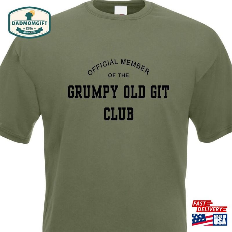 Grumpy Old Git Men’s T-Shirt Official Member Of The Gits Club Hoodie