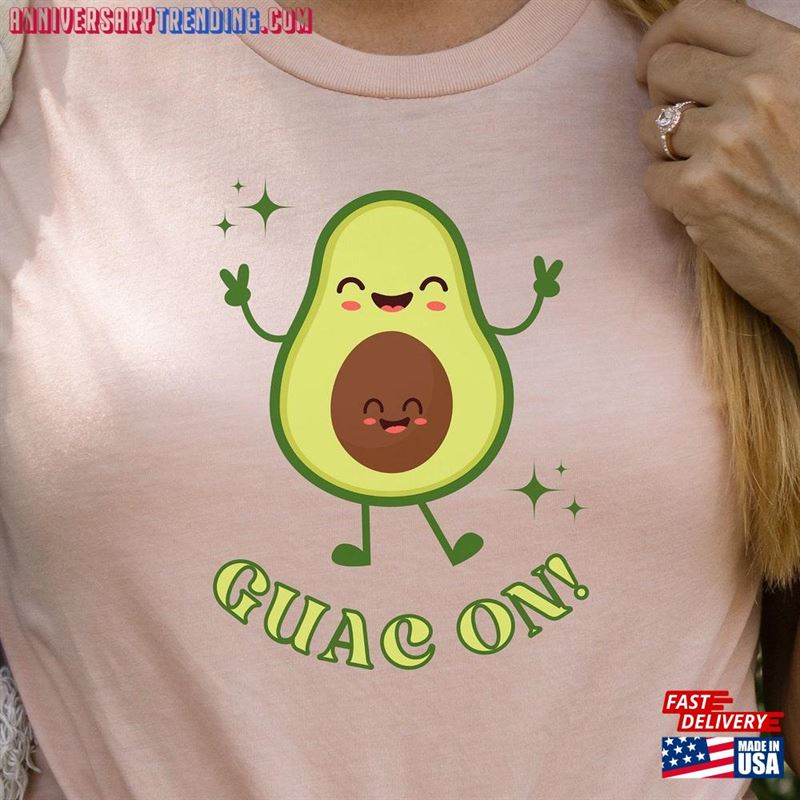 Guac On Shirt Summer T-Shirts Cute Avocado Sweatshirt Unisex – Bipubunny Store