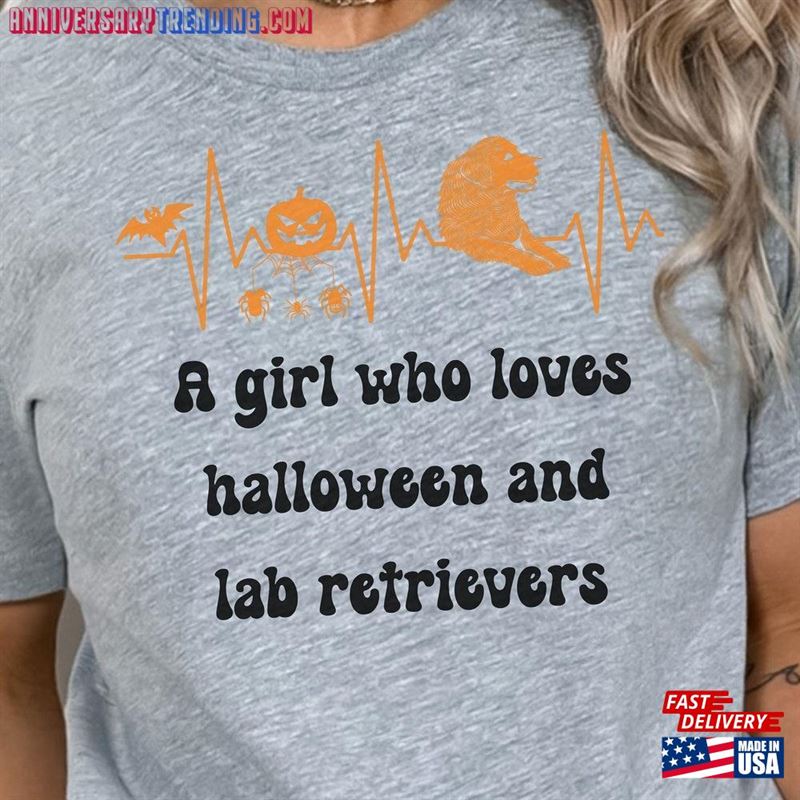 Halloween Lab Retriever Shirt Fall Themed Dog Tee Sweatshirt Classic – Bipubunny Store