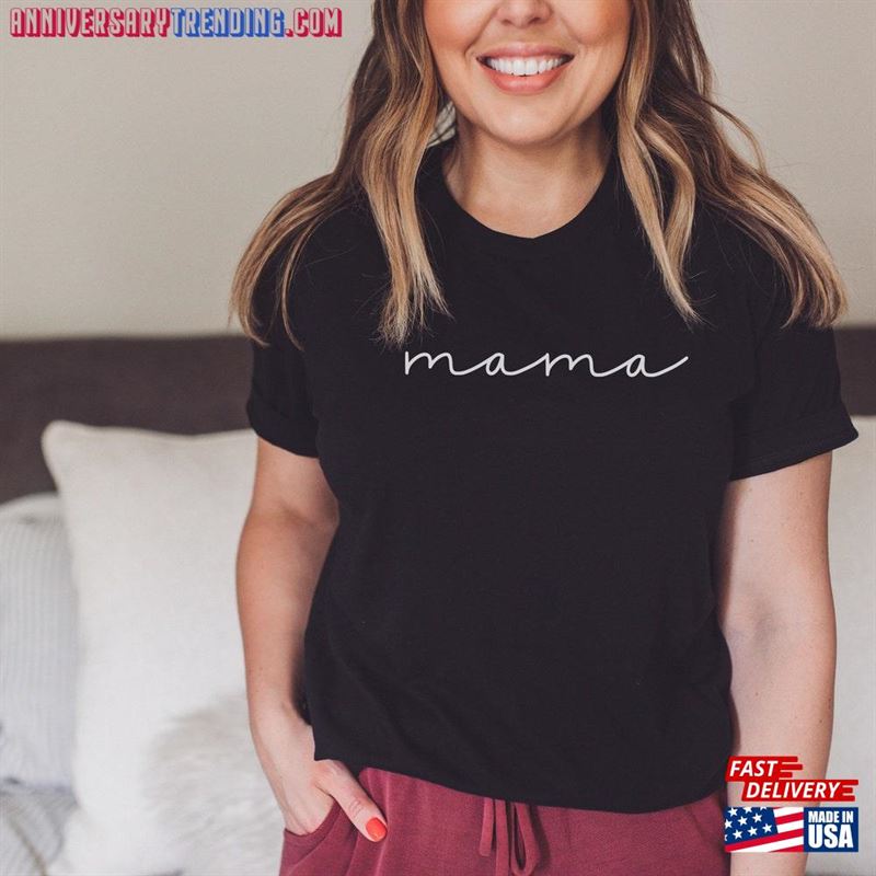 Handwritten Mama Tee Shirt Hoodie Sweatshirt – Bipubunny Store