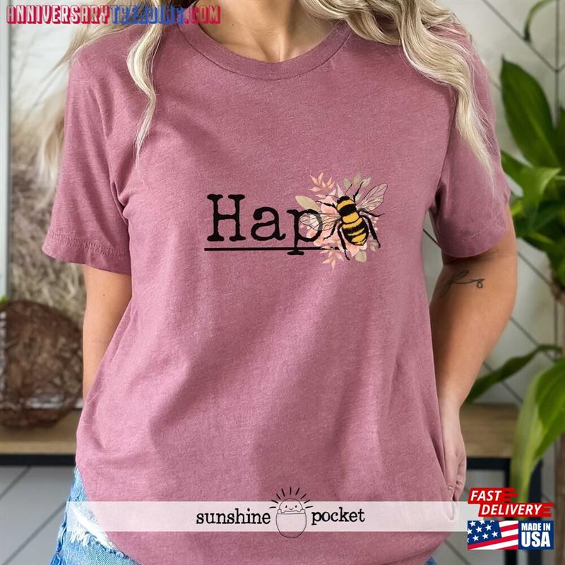 Hap Bee Shirt Happy Bumble Sweatshirt Classic – Bipubunny Store