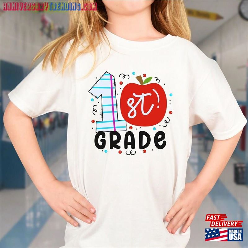 Happy First Day Of School Shirt Grade Spirit Unisex Hoodie – Bipubunny Store