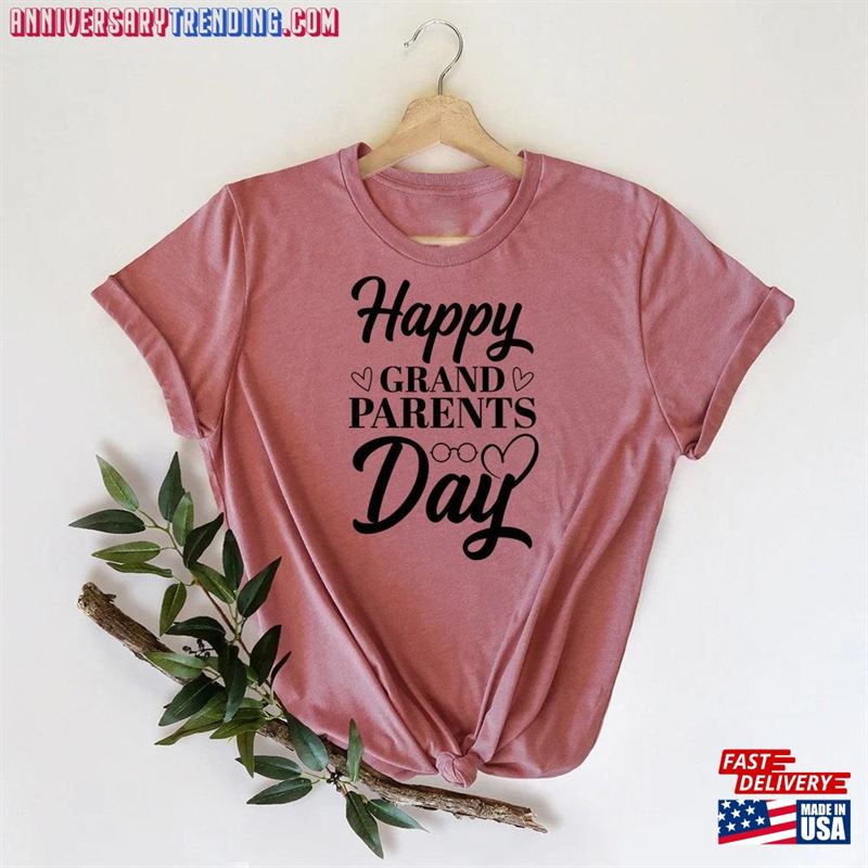 Happy Grandparents Day Shirt Gift T-Shirt Mothers Classic Sweatshirt -Bipubunny Store