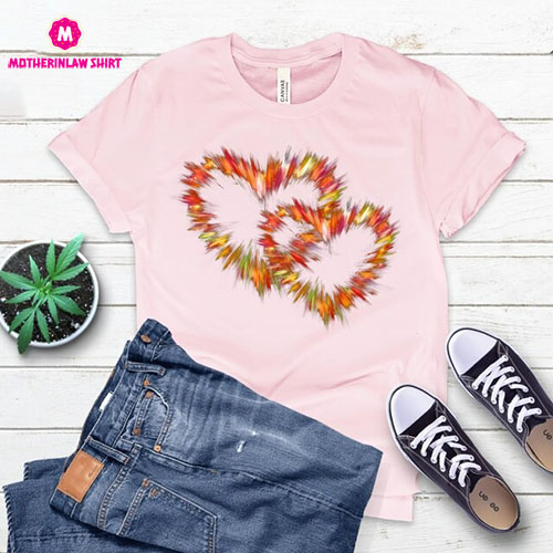 Heart Matching Shirt, Mother’s Day T-shirt, Gift for Mom, Happy Mother’s Day Gift, T-Shirt Gift For Women, Mothers Day Shirt, Loved Mom Tee