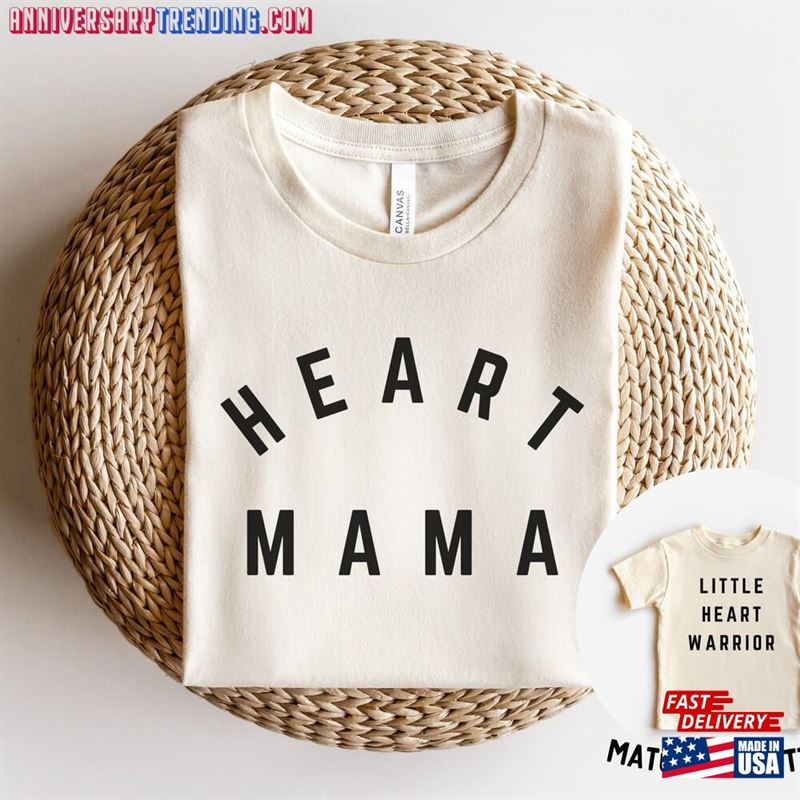 Heart Warrior Mama Chd Awareness Shirt Classic Sweatshirt – Bipubunny Store