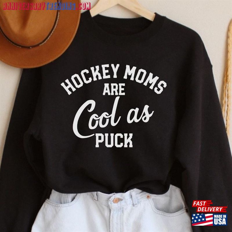 Hockey Mom Sweatshirt Funny Sweater Shirt For T-Shirt Classic -Bipubunny Store