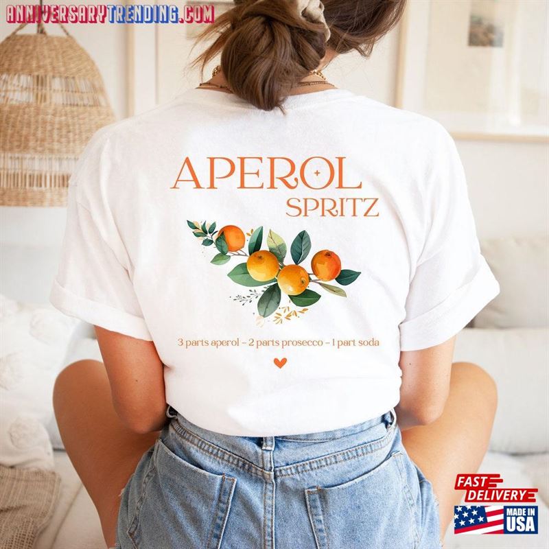 Holy Aperoli Vintage Tshirt They See Me Aperollin Alcohol Aperol Spritz Statement T Shirt Best Friend T-Shirt Sweatshirt -Bipubunny Store