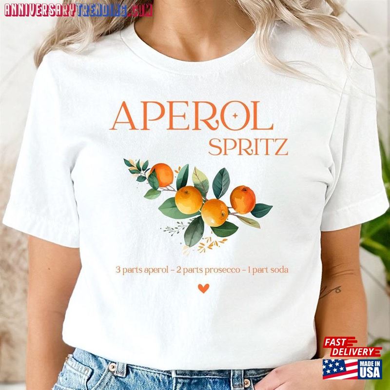 Holy Aperoli Vintage Tshirt They See Me Aperollin Alcohol Aperol Spritz Statement T Shirt Best Friend T-Shirt Sweatshirt -Bipubunny Store