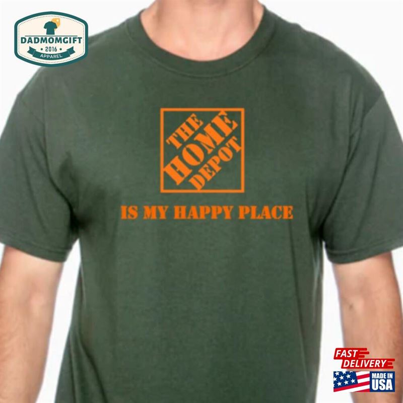 Home Depot Is My Happy Place Free Shipping Classic Hoodie