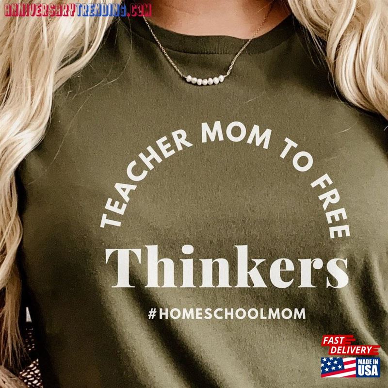 Homeschool Mom Shirt Hoodie T-Shirt – Bipubunny Store