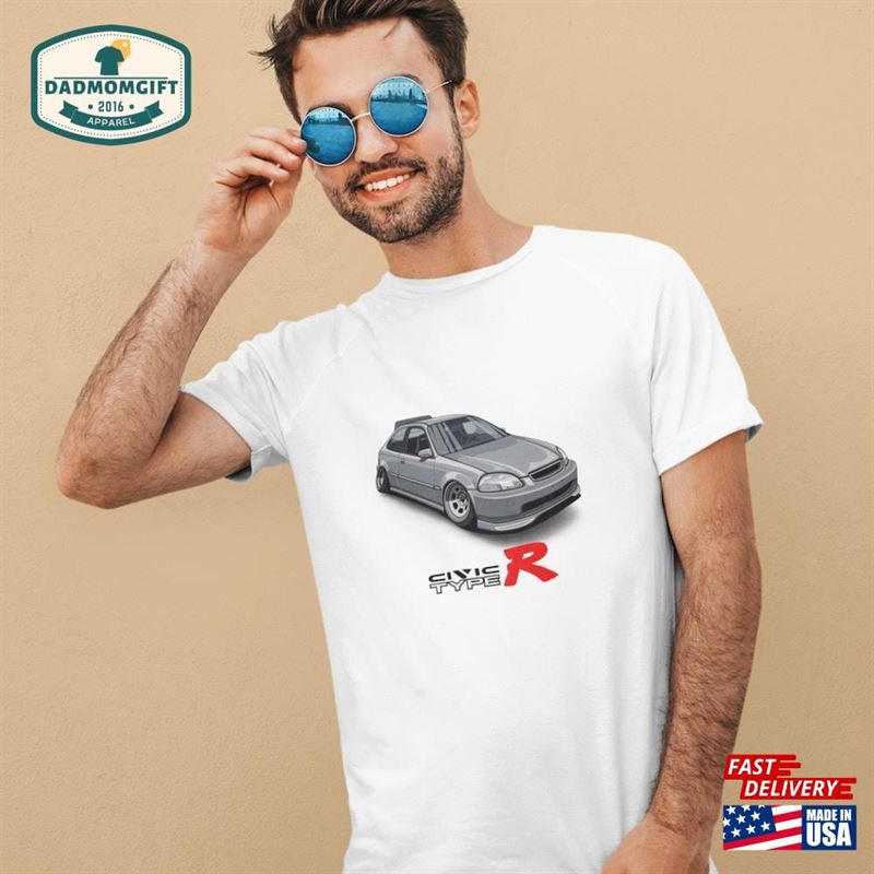 Honda Civic 6 Vtec Type R Boost T-Shirt Tee Car Guy Gift Classic