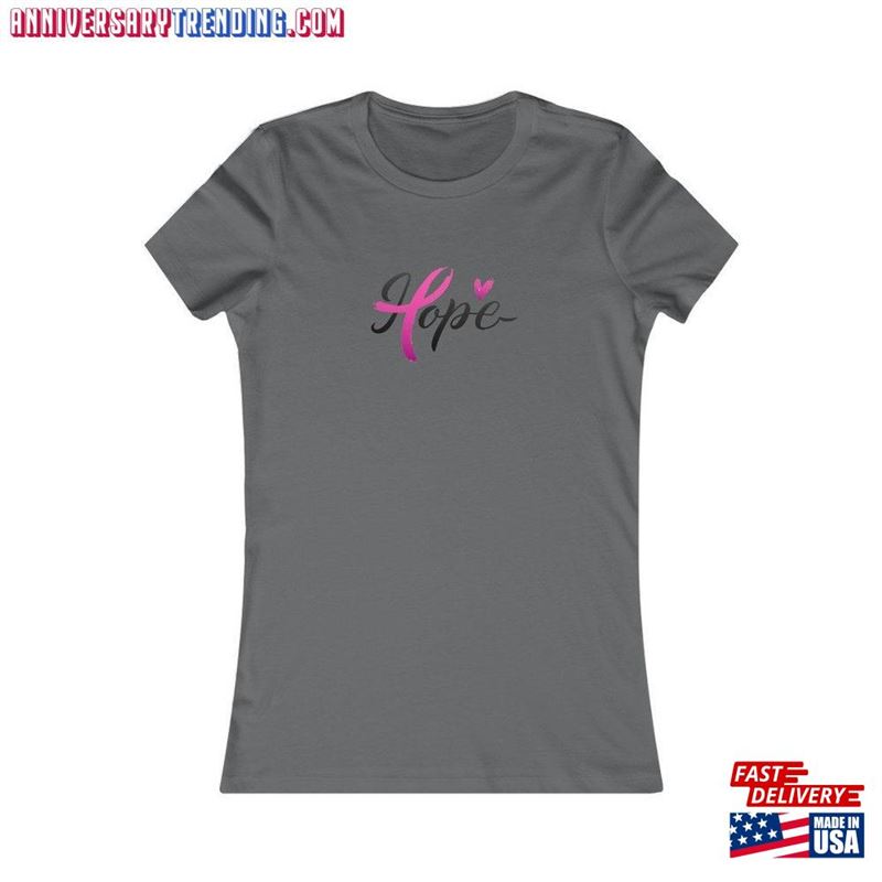 Hope Cancer Ribbon Design Women’s Favorite Tee Classic Unisex -Bipubunny Store