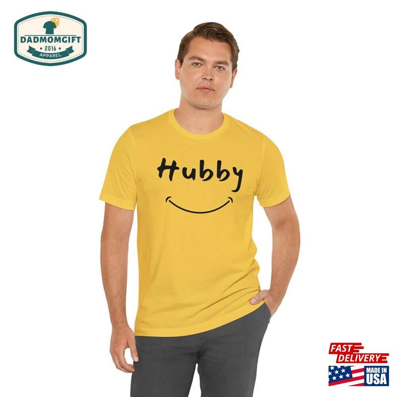 Hubby With A Smile T Shirt Wedding Hoodie T-Shirt