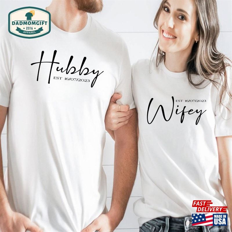 Husband T-Shirt Personalised Groom Shirts Couple Unisex Hoodie