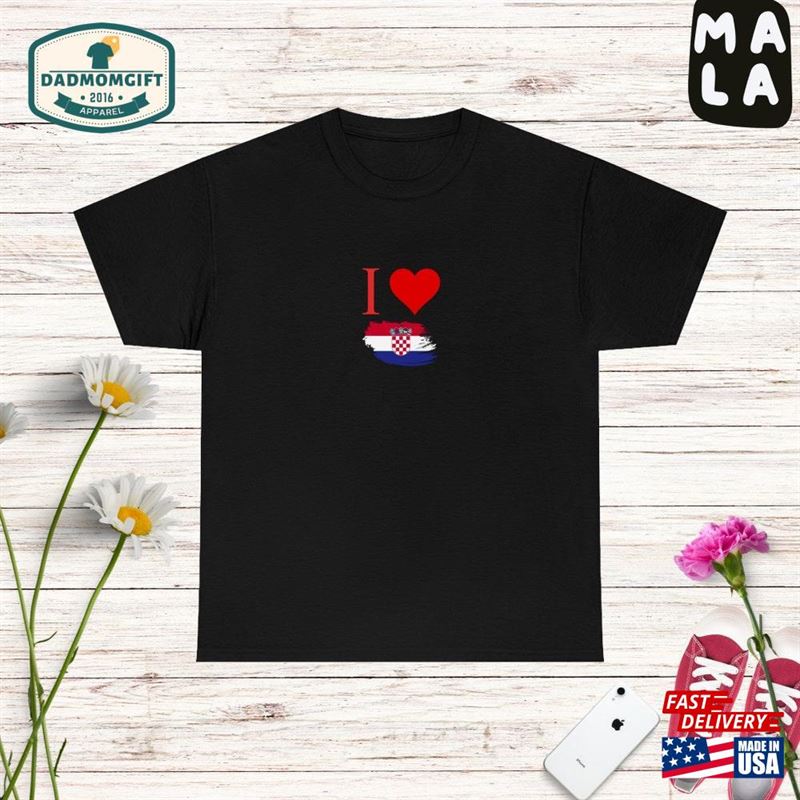 I Love Croatia T-Shirt Unisex