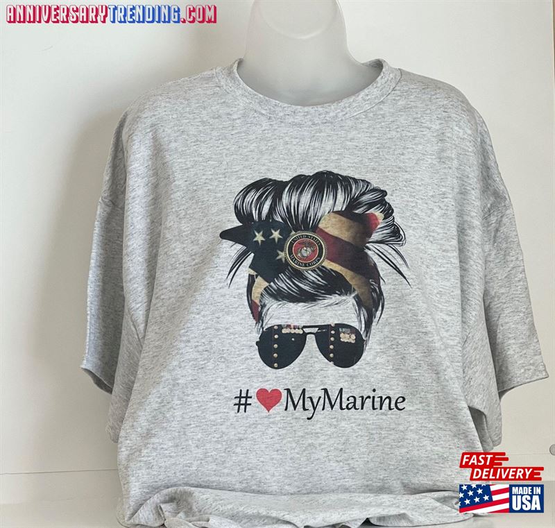 I Love My Marine Classic Unisex – Bipubunny Store