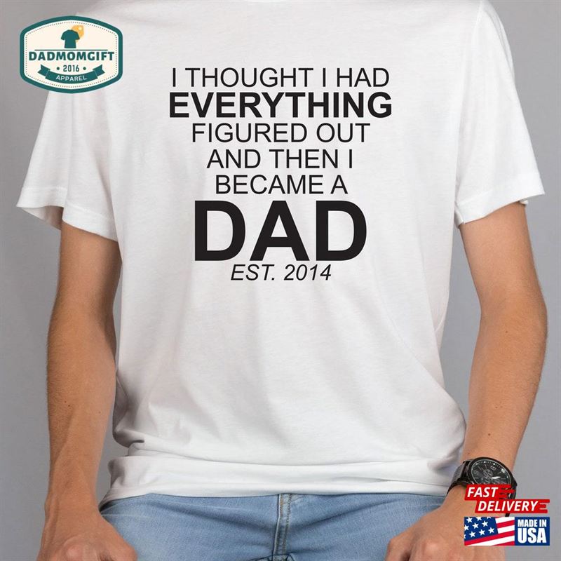 I Thought Had Everything Figured Out And Then Became A Dad Svg Father’s Day Sweatshirt Hoodie