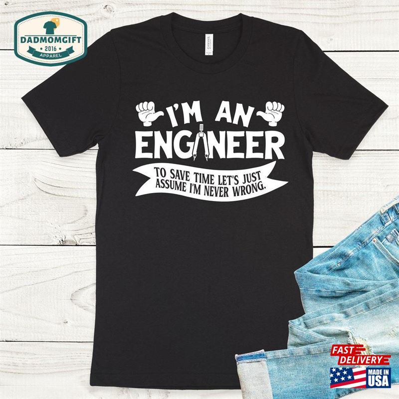 I’m An Engineer Funny Retro T-Shirt For Engineering Enthusiasts Classic