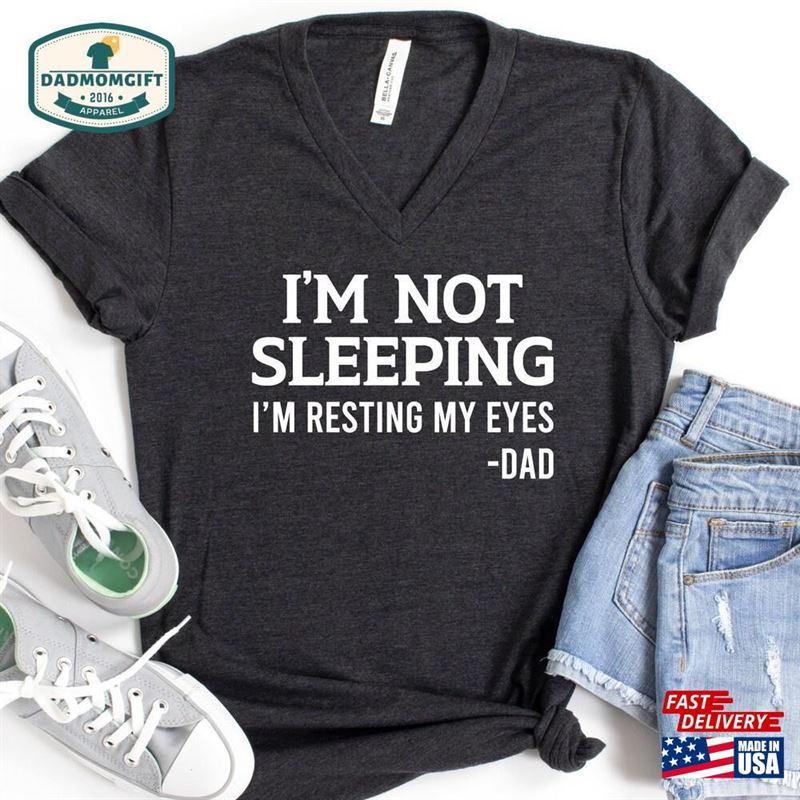 I’m Not Sleeping Resting My Eyes V Classic Sweatshirt