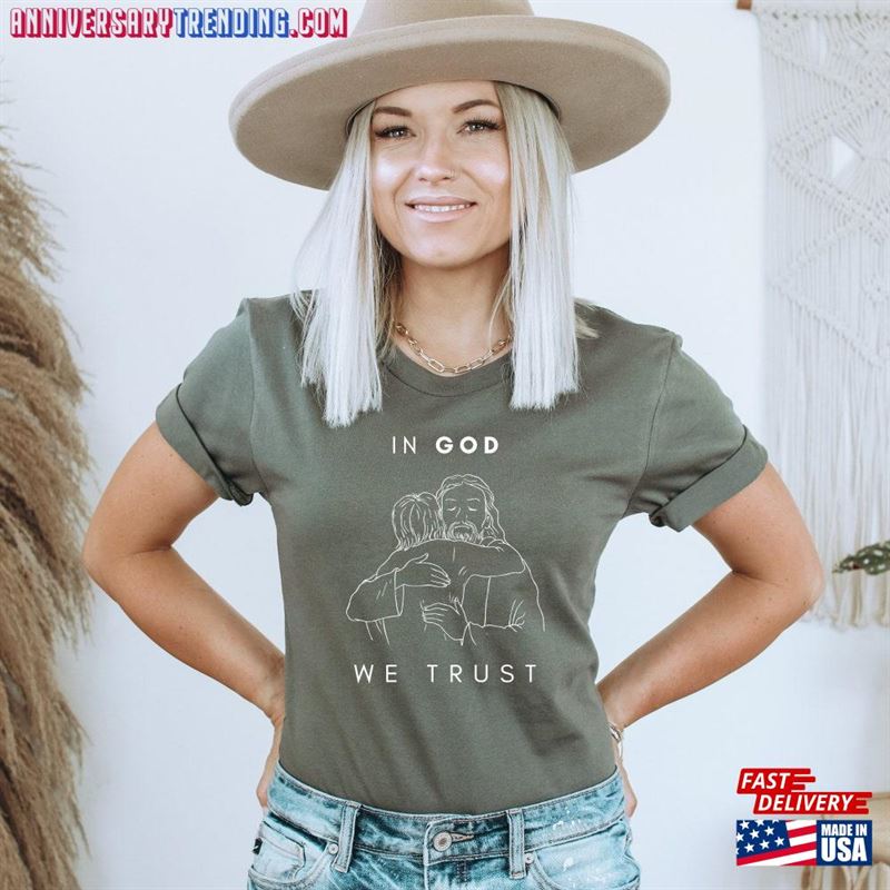 In God We Trust Tshirt Christian Shirts Jesus Shirt Hoodie Unisex -Bipubunny Store