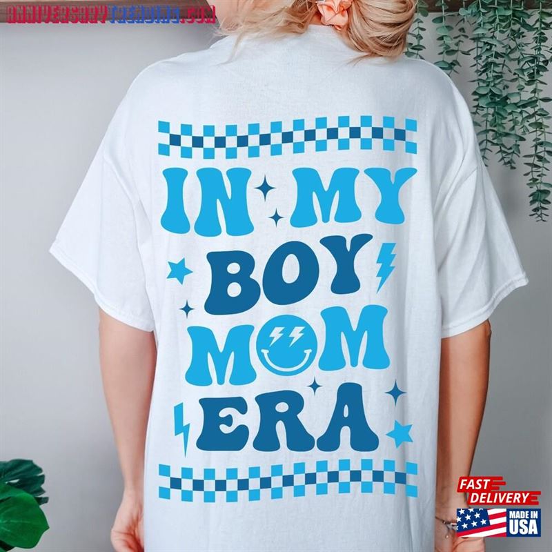 In My Boy Mom Era Comfort Colors Shirt Sweatshirt T-Shirt Unisex – Bipubunny Store