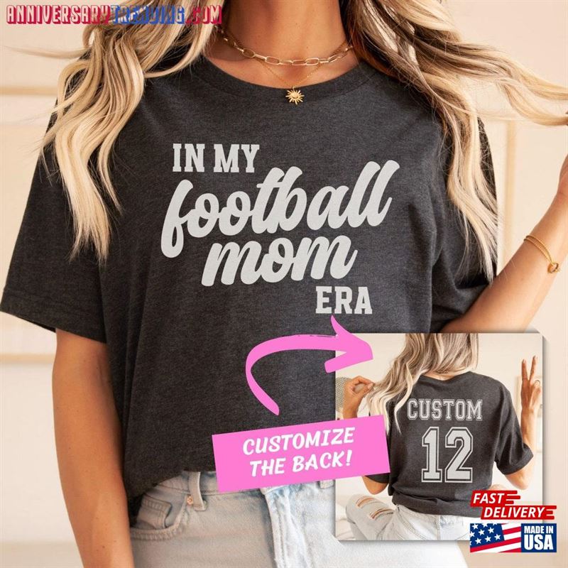 In My Football Mom Era Custom Shirt For Personalized Classic Hoodie – Bipubunny Store