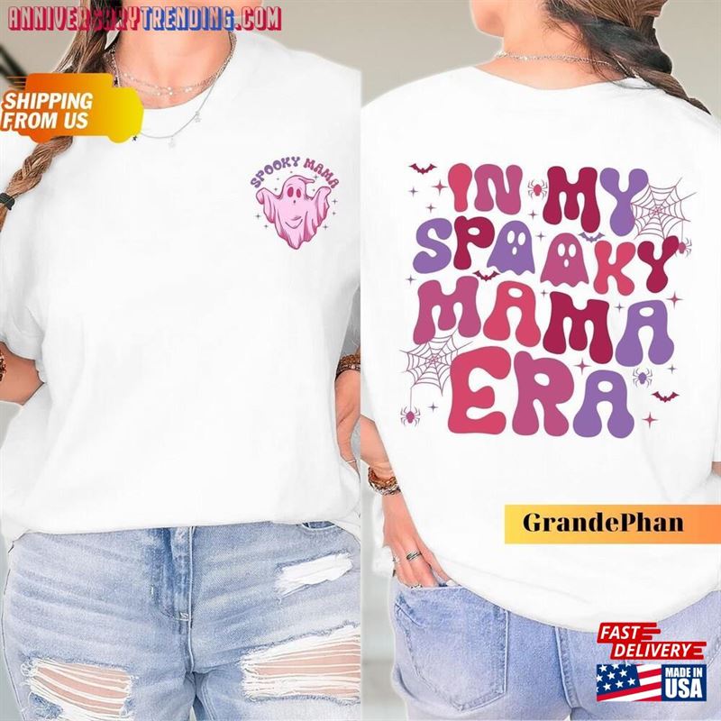 In My Spooky Mama Era Shirt Mom Ghost Hoodie Sweatshirt – Bipubunny Store