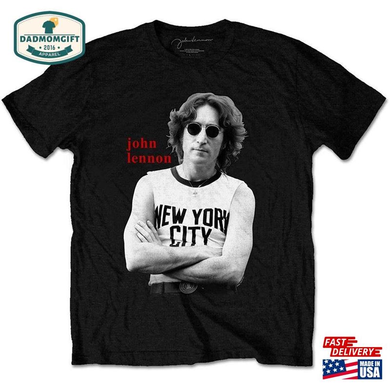 John Lennon Unisex T-Shirt New York City B W Sweatshirt