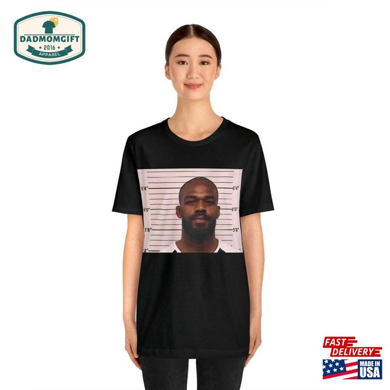 Jon Bones Jones Mug Shot Tee Classic Sweatshirt