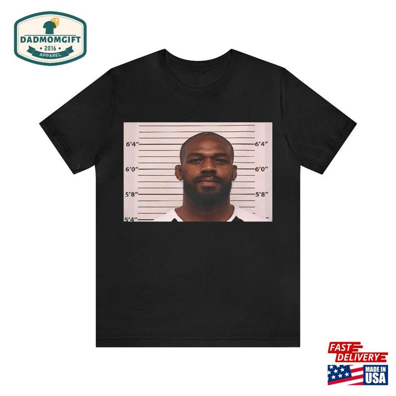 Jon Bones Jones Mug Shot Tee Classic Sweatshirt