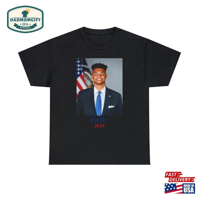 Justin Fields Chicago Bears For President 2024 Funny Shirt Unisex T-Shirt