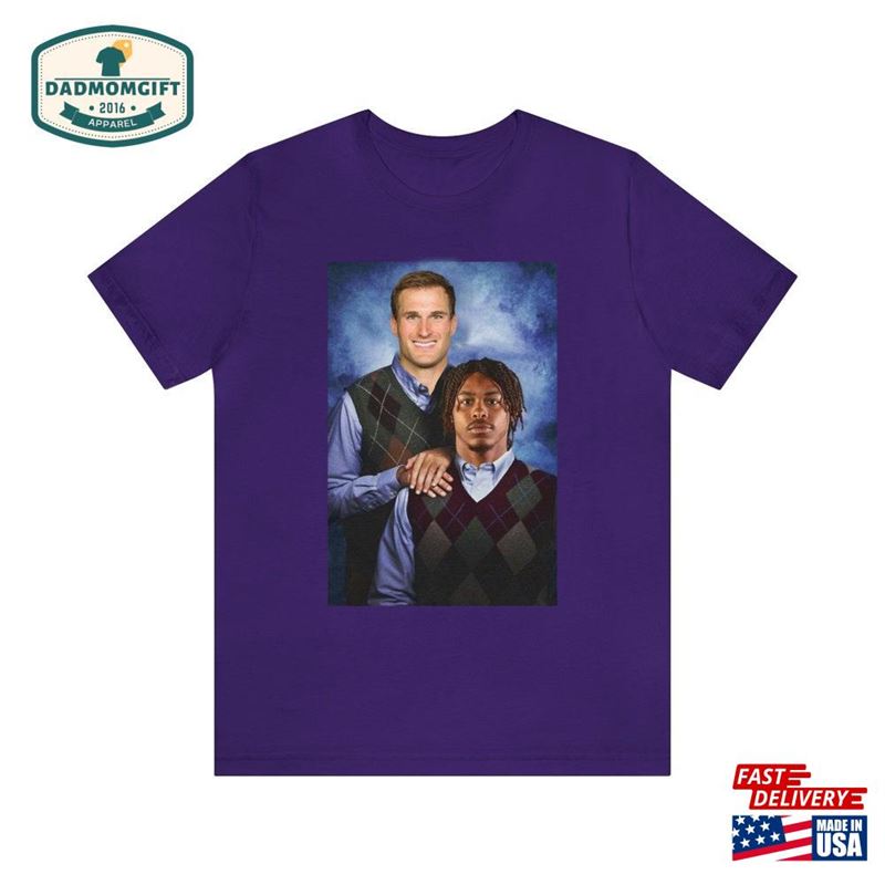 Justin Jefferson Kirk Cousins Minnesota Vikings Funny Shirt Unisex Hoodie