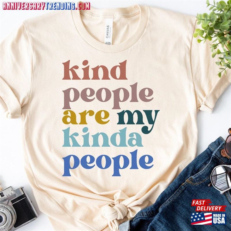 Kindness Shirt Kind People Are My Kinda Teacher Hoodie Classic – Bipubunny Store