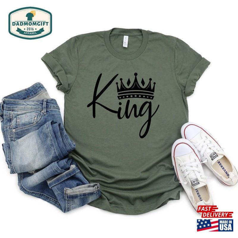 King Shirt With Crown Unisex Sweatshirt