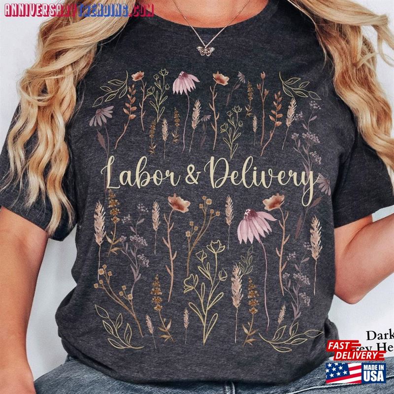 Labor And Delivery Nurse Shirt Mother Baby Ld Technician T-Shirt Sweatshirt -Bipubunny Store