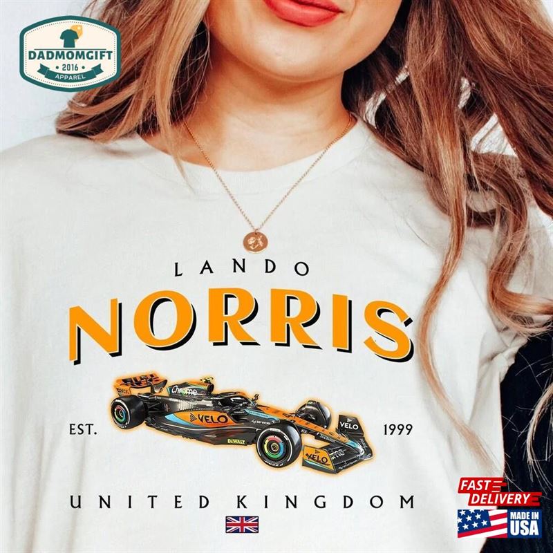 Lando Norris Formula One Shirt F1 Sweater T-Shirt Sweatshirt